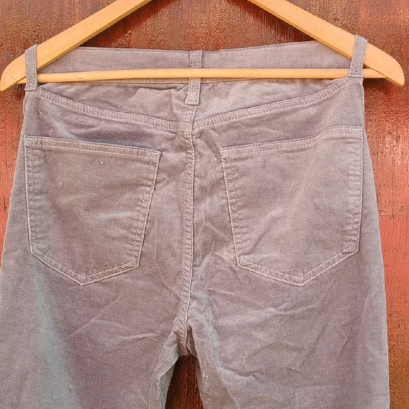 NWOT GAP Gray Corduroy Jeans Straight Leg, Size‎ 28 - Picture 5 of 11
